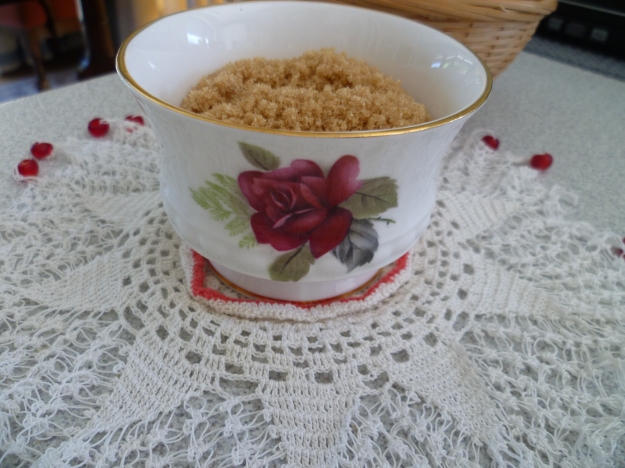 Brown sugar, rose bowl